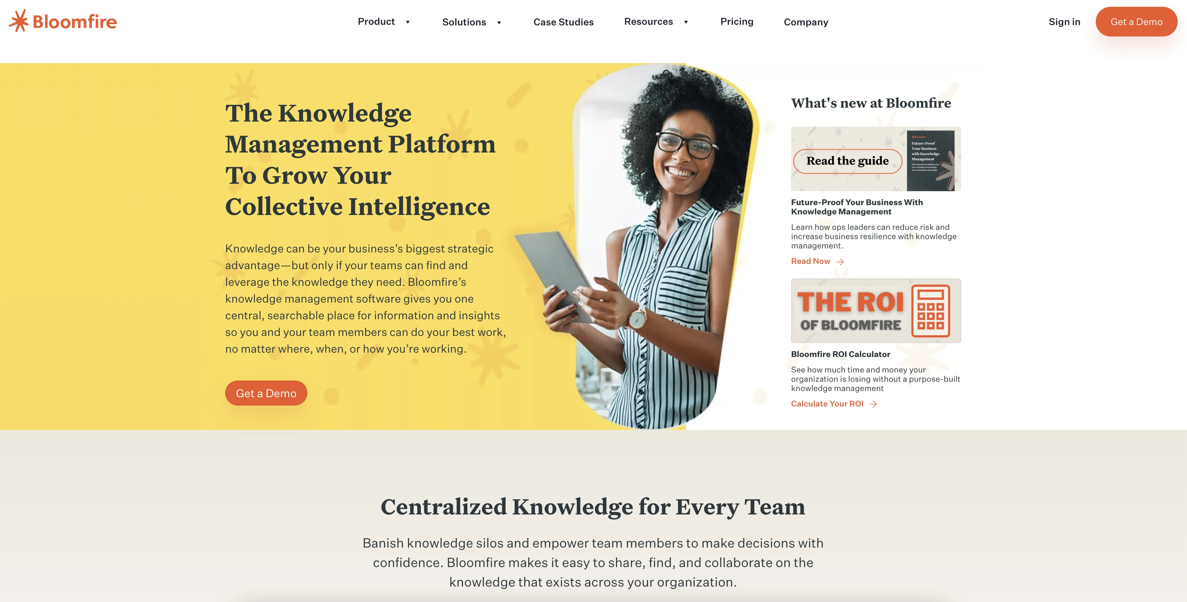 Bloomfire Knowledge Base Software