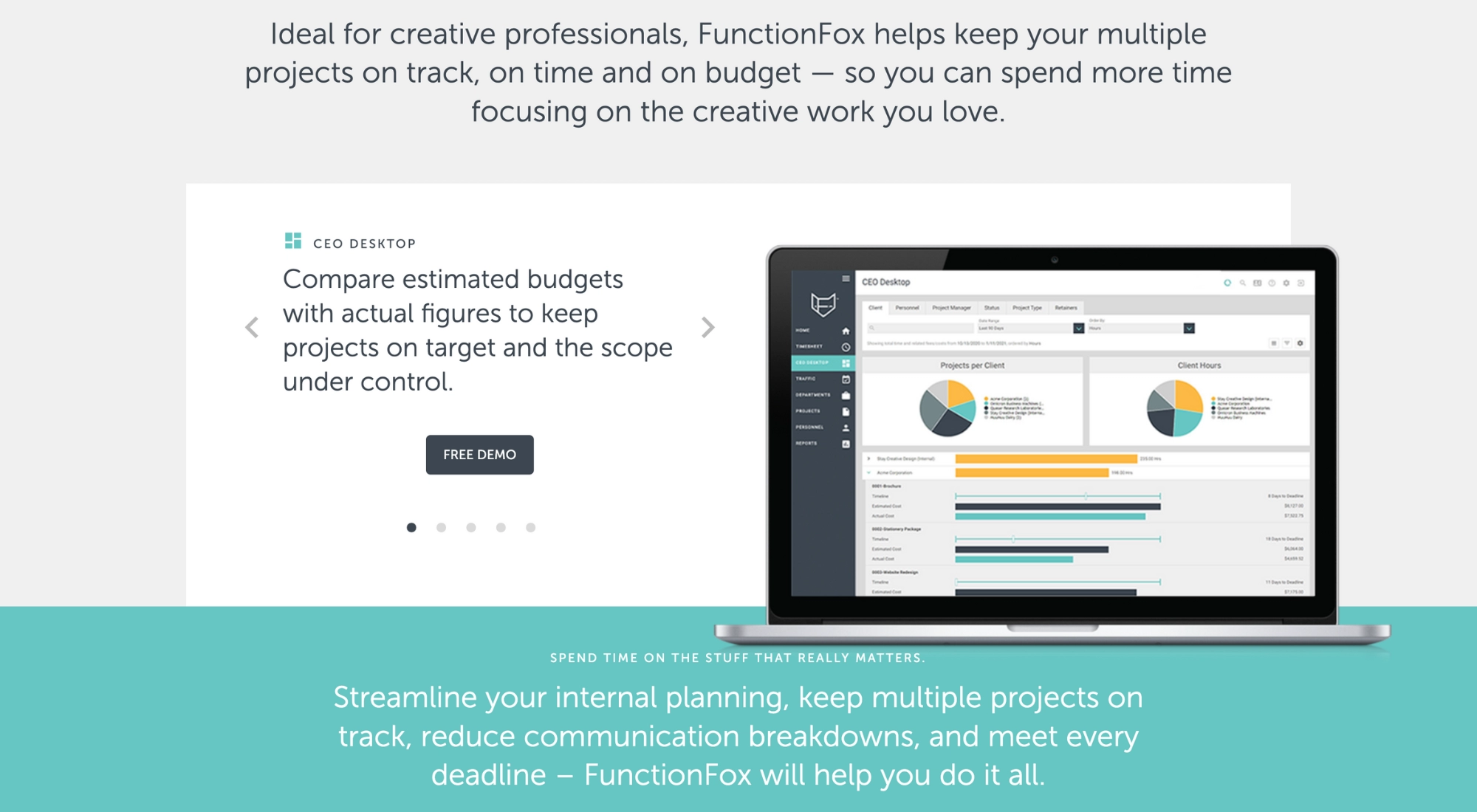 FunctionFox Task Management Software