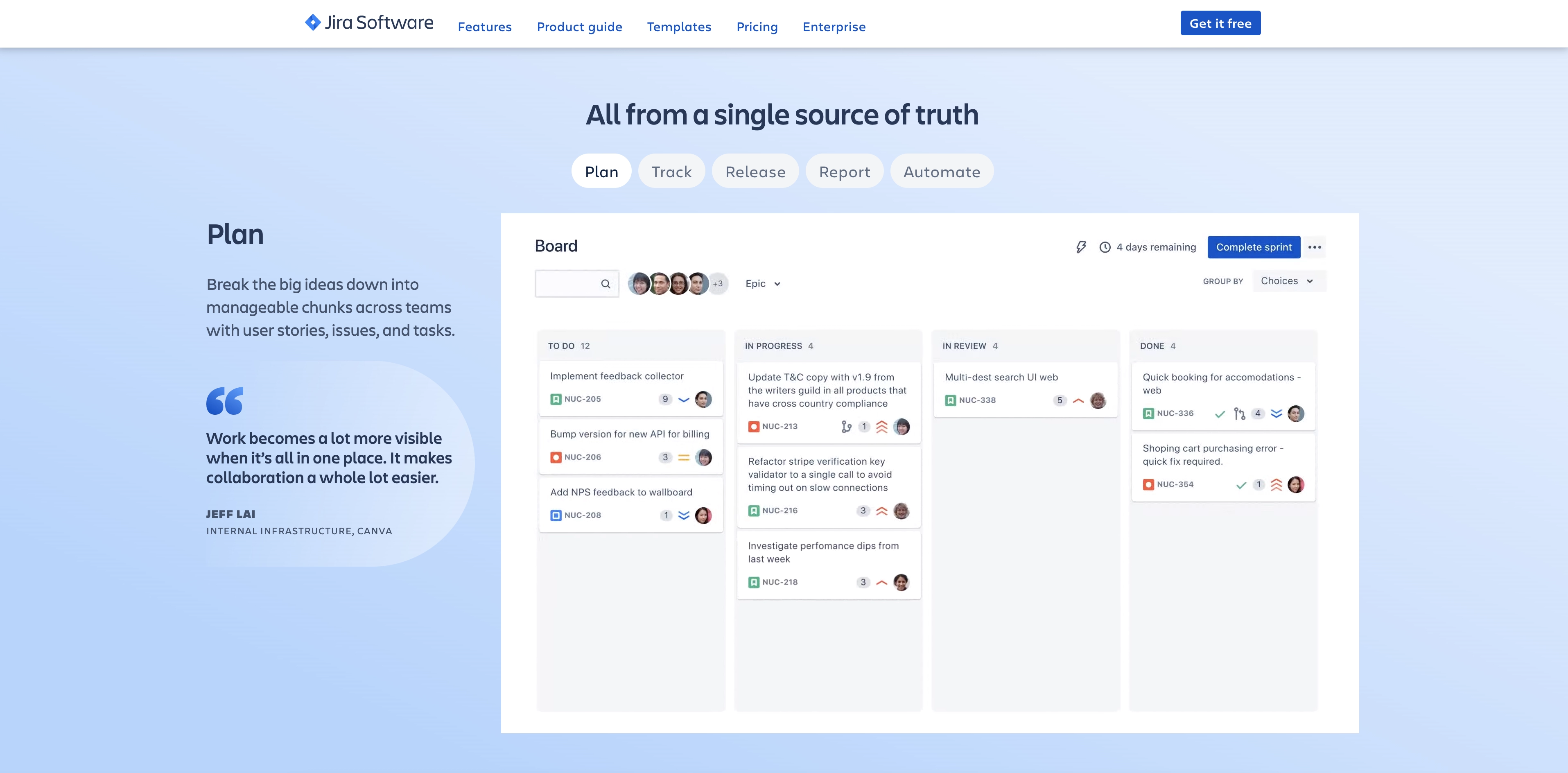 Jira Product Management Tool