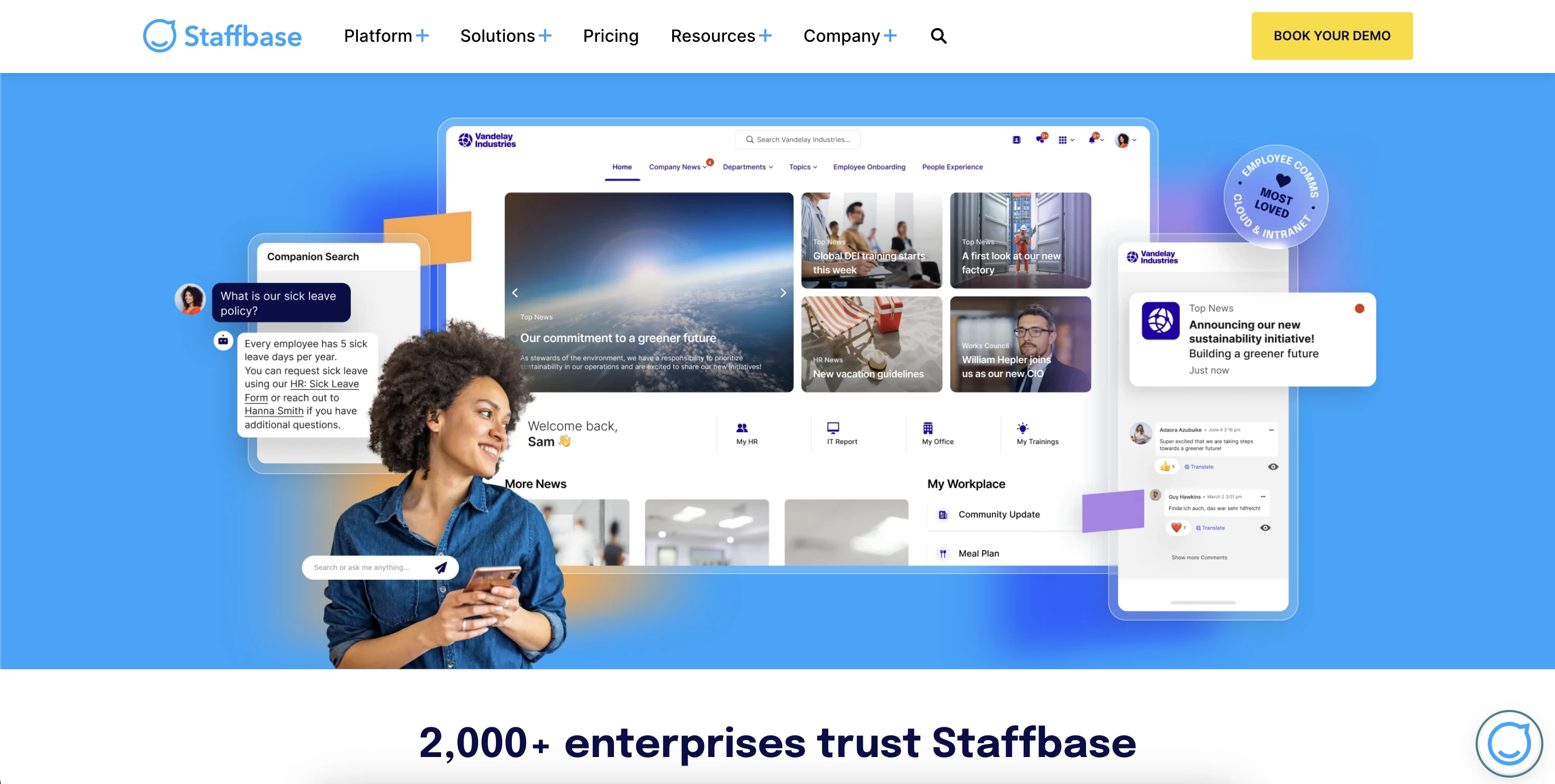 Staffbase Intranet Software