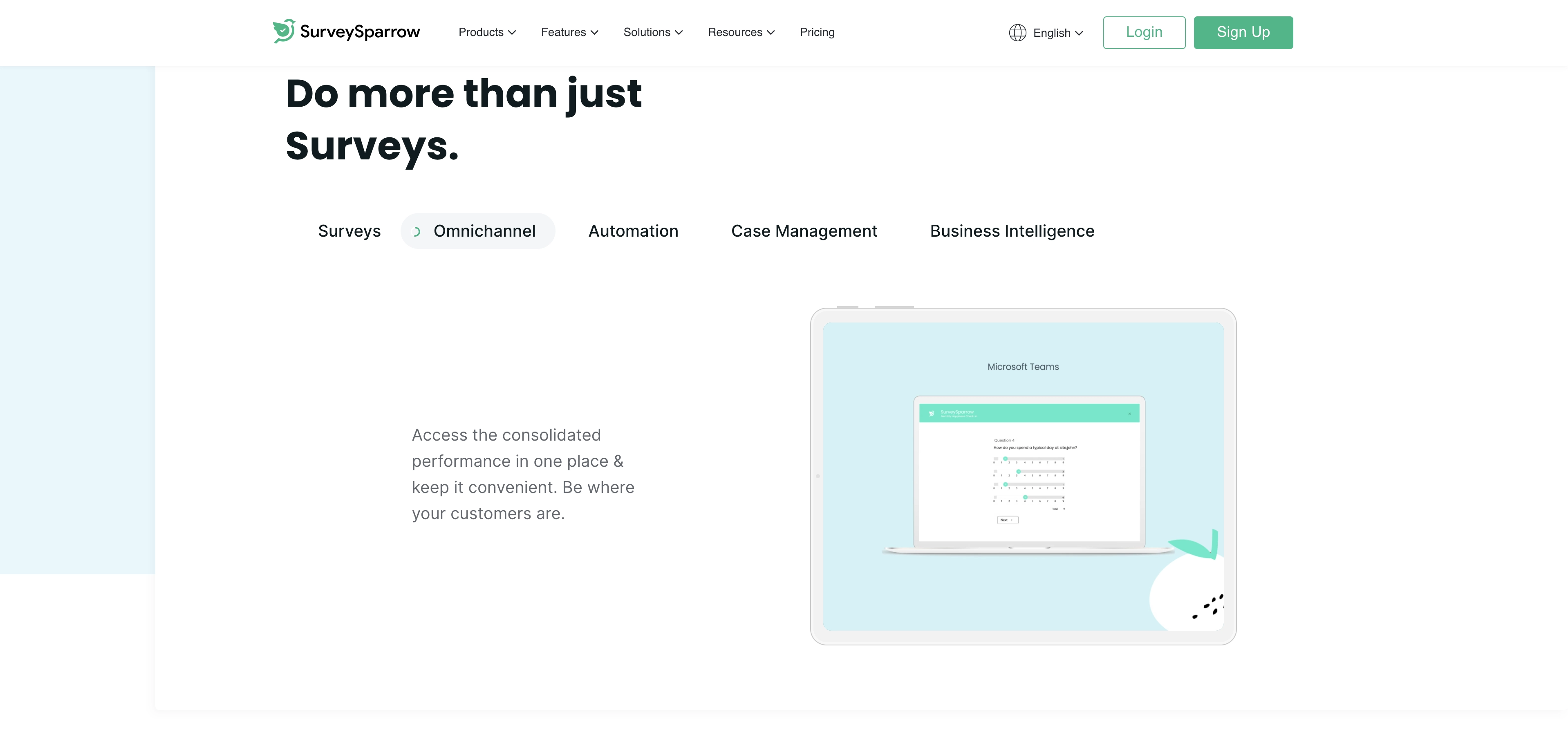 Survey Sparrow Platform