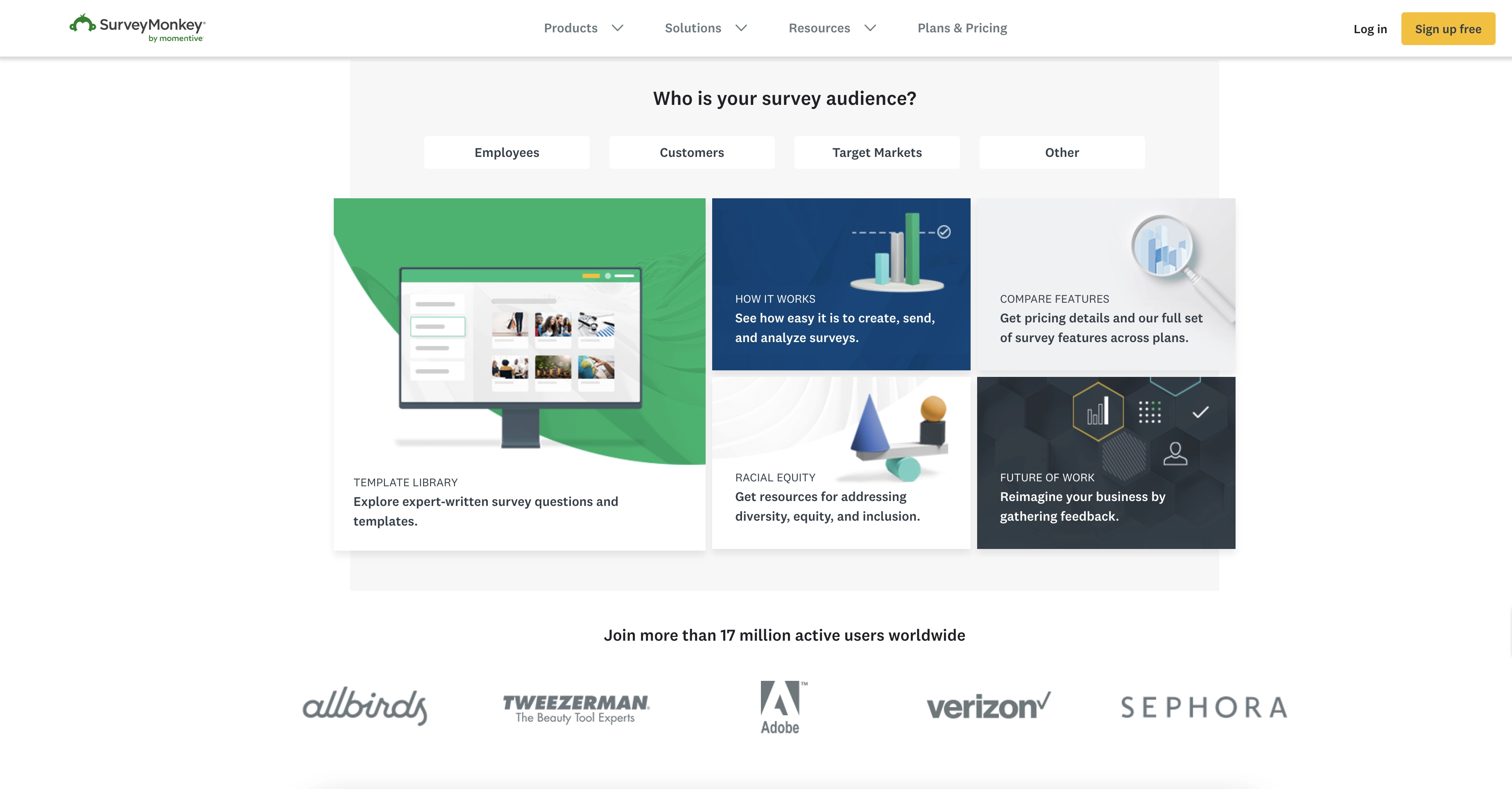 SurveyMonkey Startup Tools