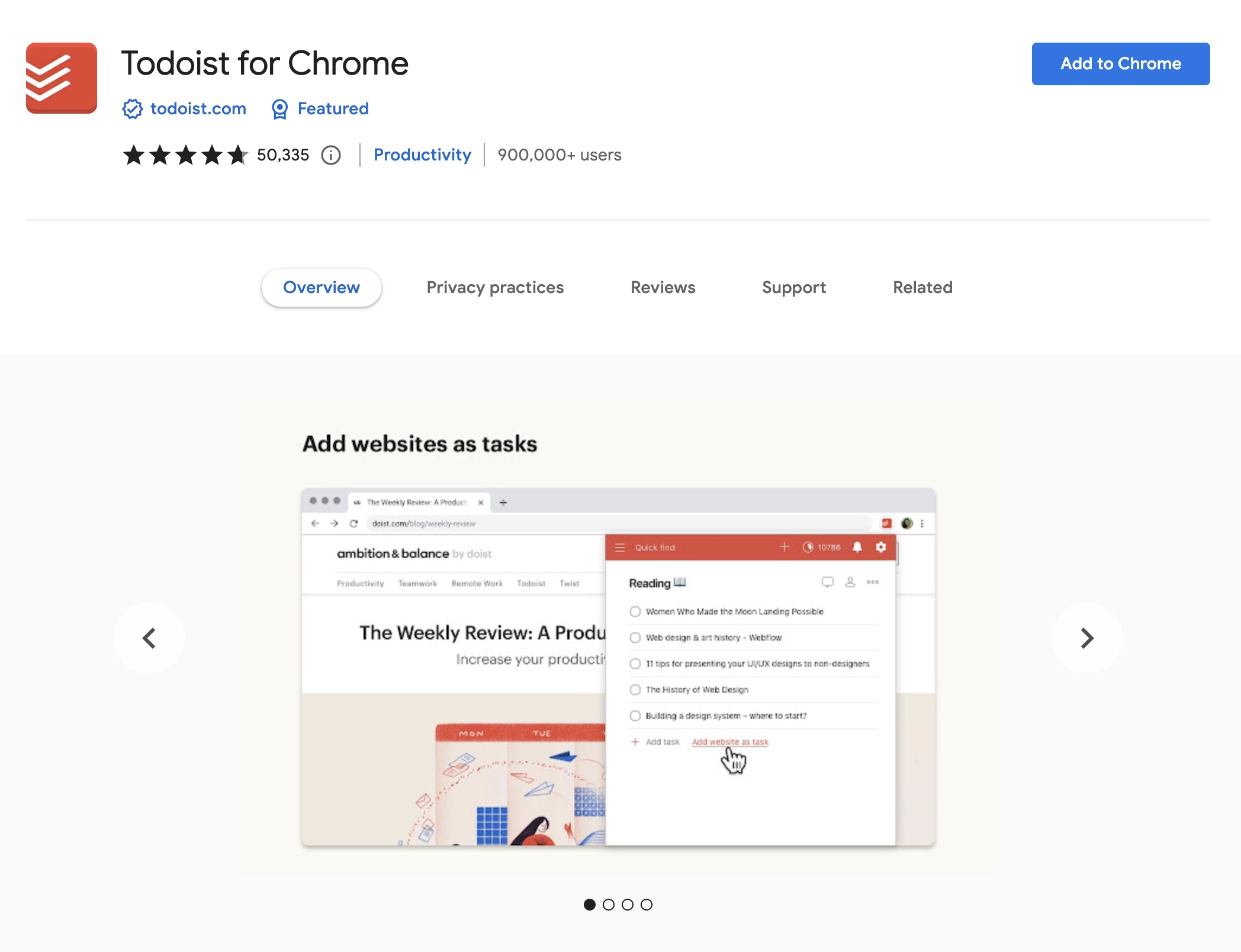 Todoist Chrome Extension