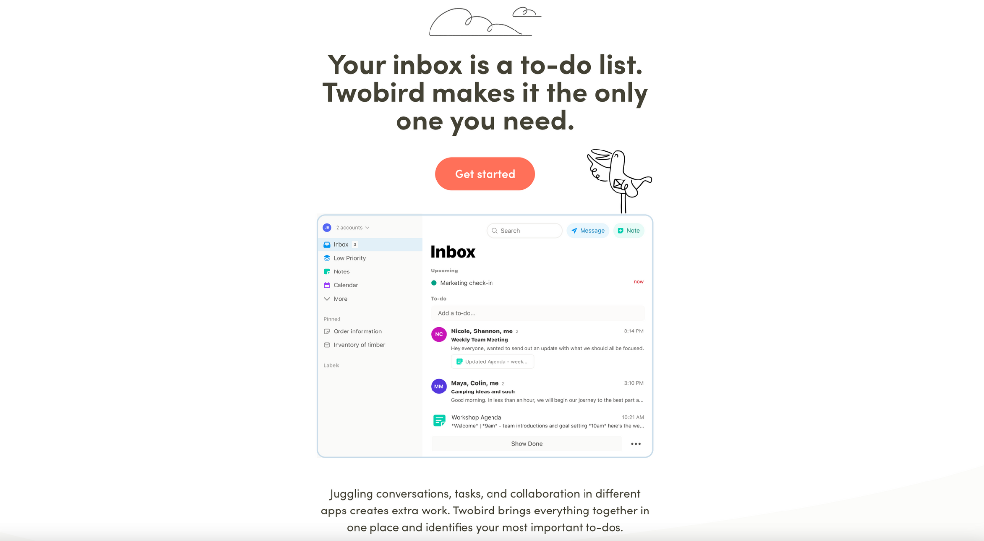 Twobird Daily Checklist Tool