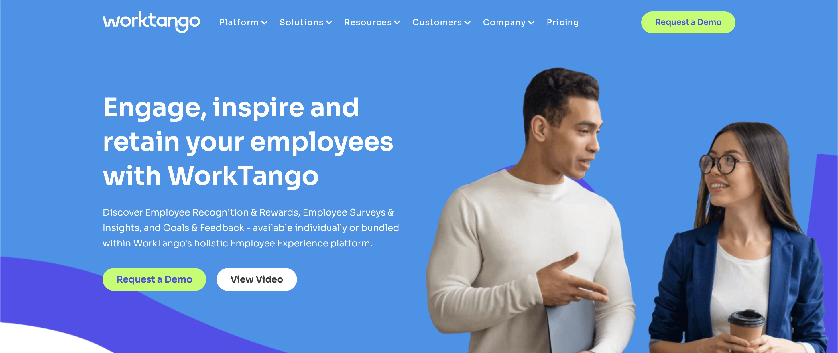 WorkTango tool for improving employee satisfaction